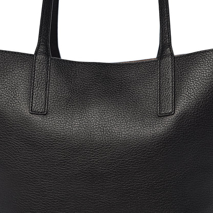 MCM Grained Calfskin Large Reversible Wandel Tote Black 17 of 19