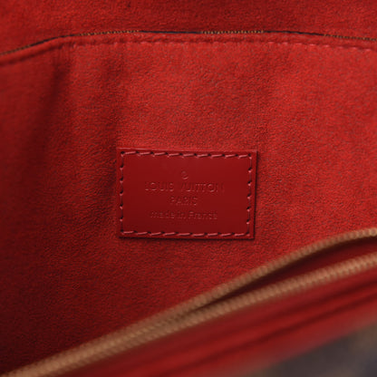 Louis Vuitton Damier Ebene Caissa Clutch Cherry 6 of 9