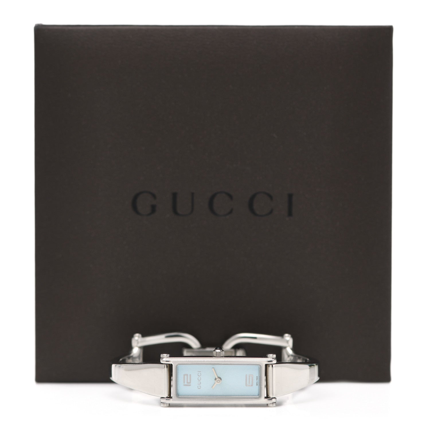 Gucci Stainless Steel 12mm 1500L Quartz Watch Blue 9 of 10