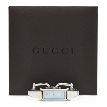 Gucci Stainless Steel 12mm 1500L Quartz Watch Blue 9 of 10