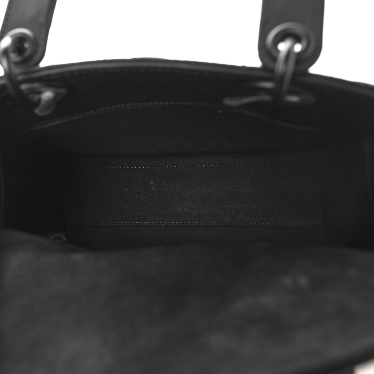 Ultra Matte Calfskin Cannage Small My ABCDior Lady Dior Black