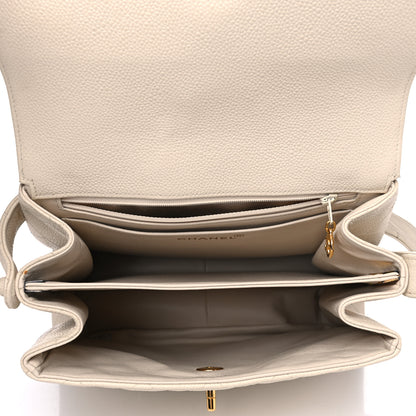 Chanel Caviar Quilted Shoulder Bag White 4 of 15