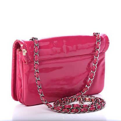 Chanel Glazed Calfskin Small Lipstick Flap Bag Fuchsia 2 of 20