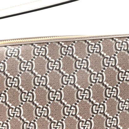 Gucci GG Shadow Monogram Super Mini Ophidia Shoulder Bag Taupe 7 of 9