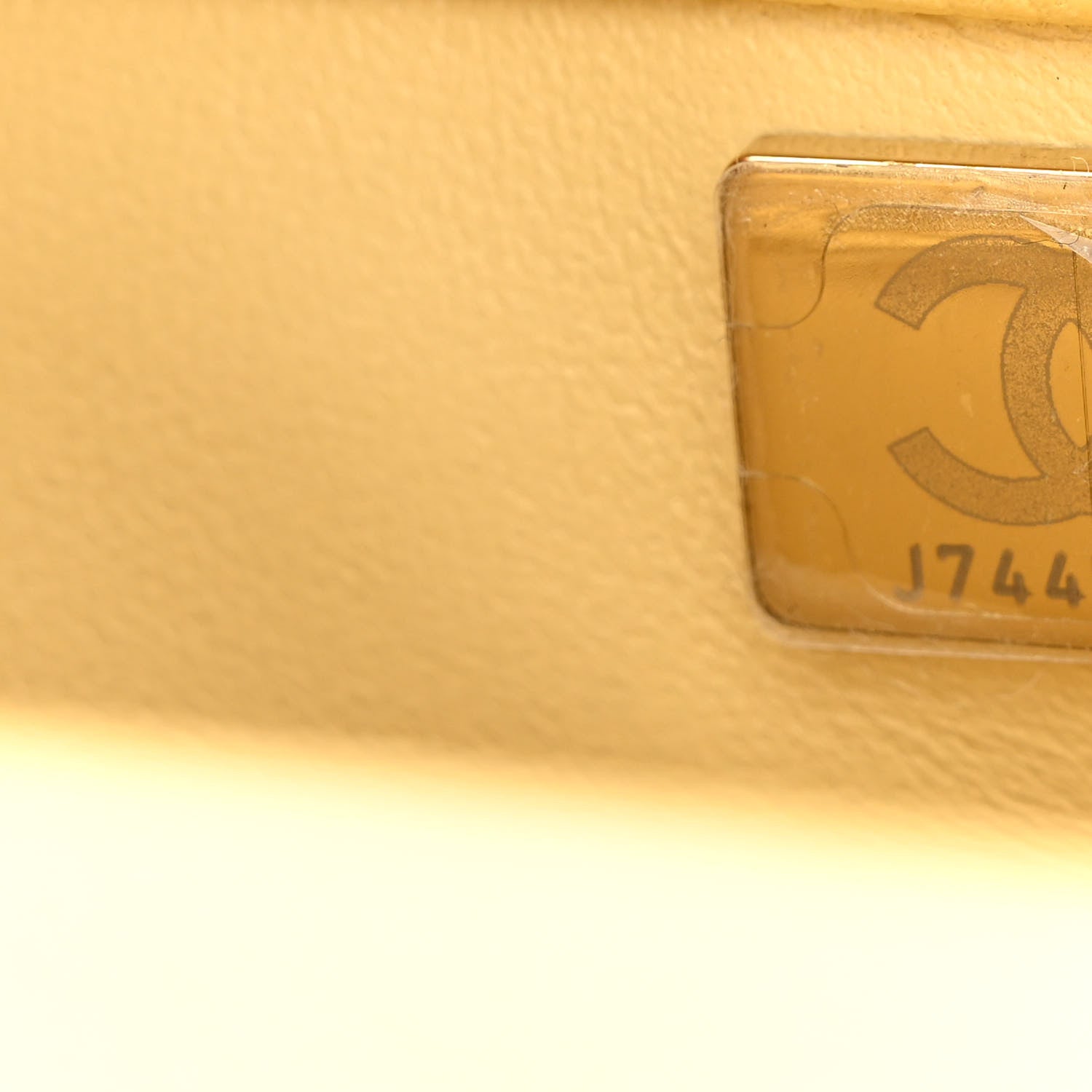 Chanel Caviar Quilted Mini Coco Handle Flap Yellow 7 of 11