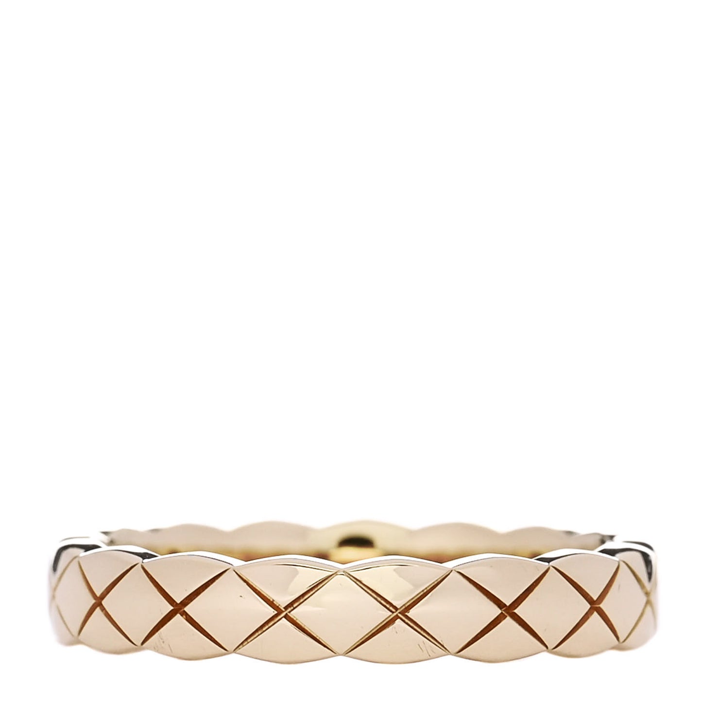 18K Beige Gold Mini Coco Crush Ring 50 5.25