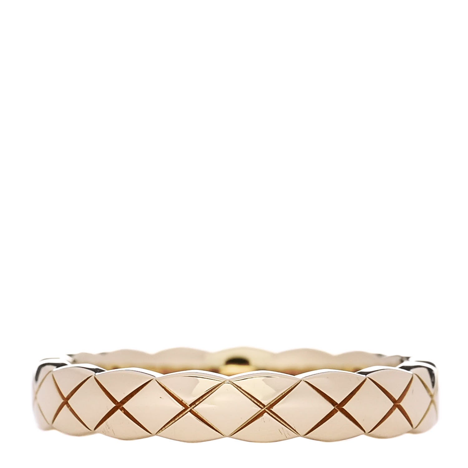 Chanel 18K Beige Gold Mini Coco Crush Ring 50 5.25 3 of 4