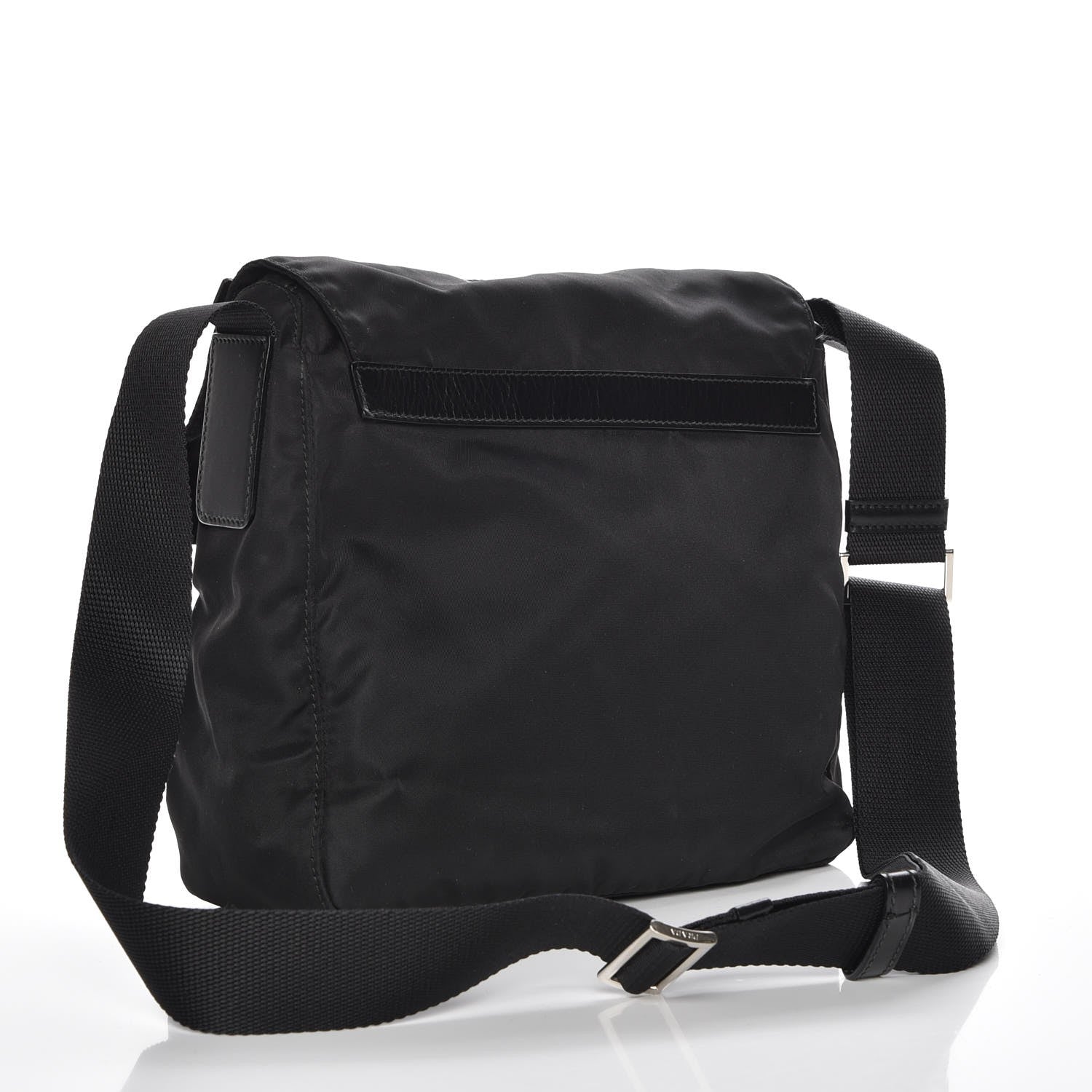 Prada Nylon Vela Small Hunting Bag Black 3 of 8