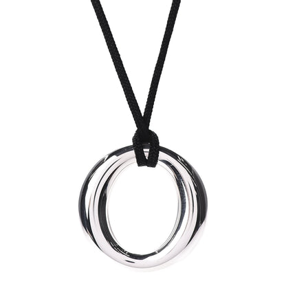 Tiffany Sterling Silver Elsa Peretti Sevillana Pendant Necklace 4 of 6