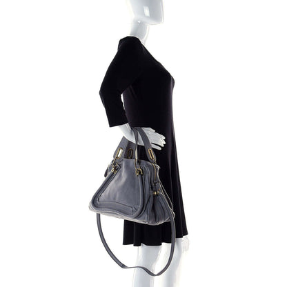 Chloe Calfskin Medium Paraty Cashmere Grey 2 of 9