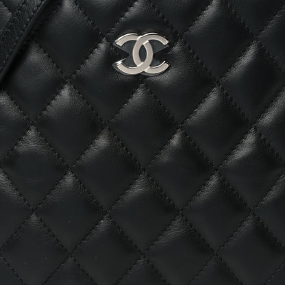 Chanel Lambskin Quilted Uniform Crossbody Bag Black 8 of 10