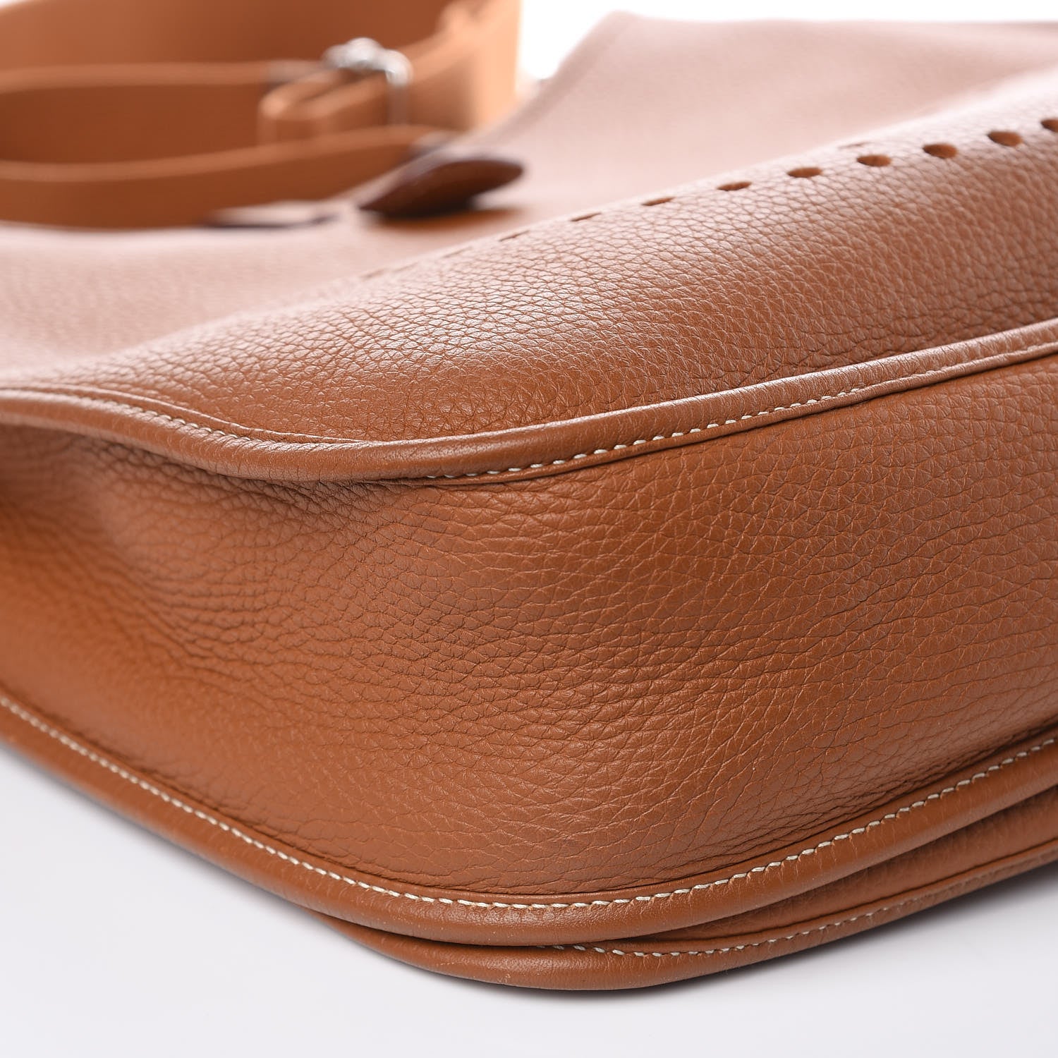 Hermes Taurillon Clemence Evelyne III GM Gold 12 of 16
