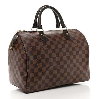 Louis Vuitton Damier Ebene Speedy 30 3 of 8