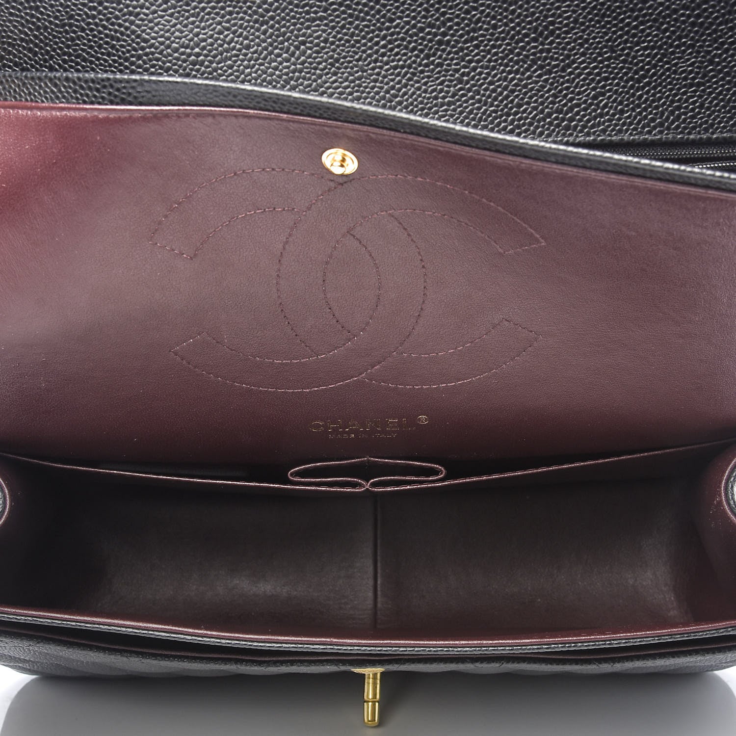 Chanel Caviar Quilted Jumbo Double Flap Black 5 of 10