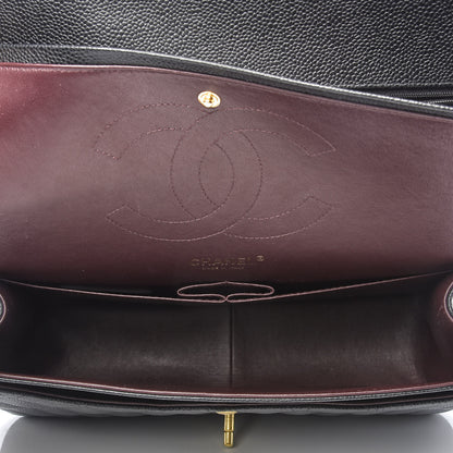 Chanel Caviar Quilted Jumbo Double Flap Black 5 of 10