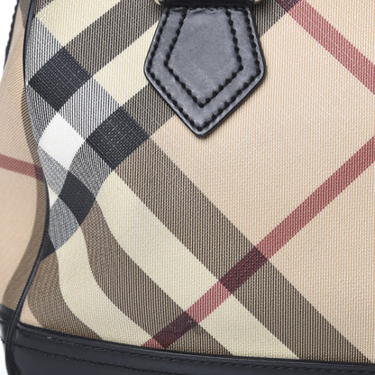 Burberry Nova Check Bowling Bag Black 14 of 14