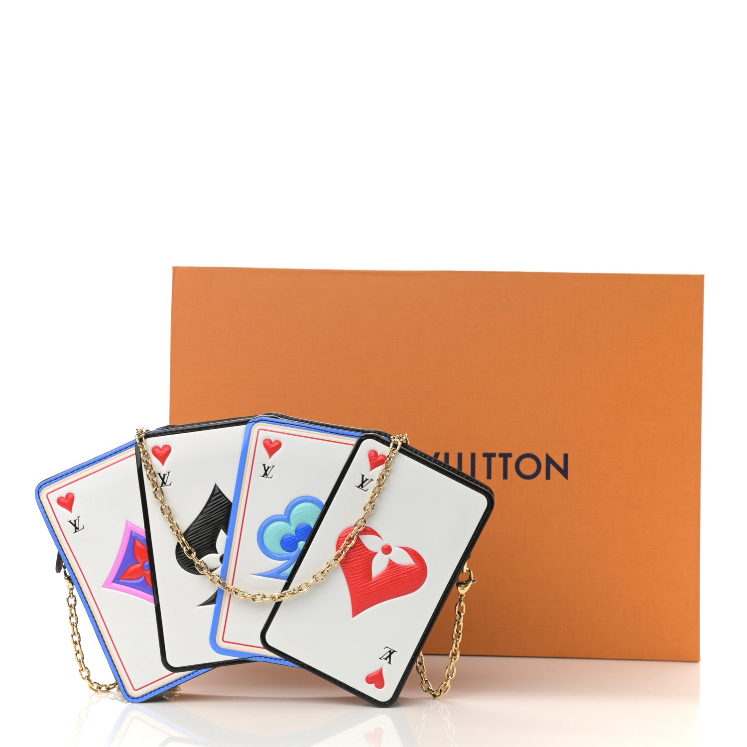 LOUIS VUITTON モノグラムスカーフ　ゲームオン　ハート♡ Louis Vuitton Game On Pochette Cartes Clutch 1034051 – FASHIONPHILE