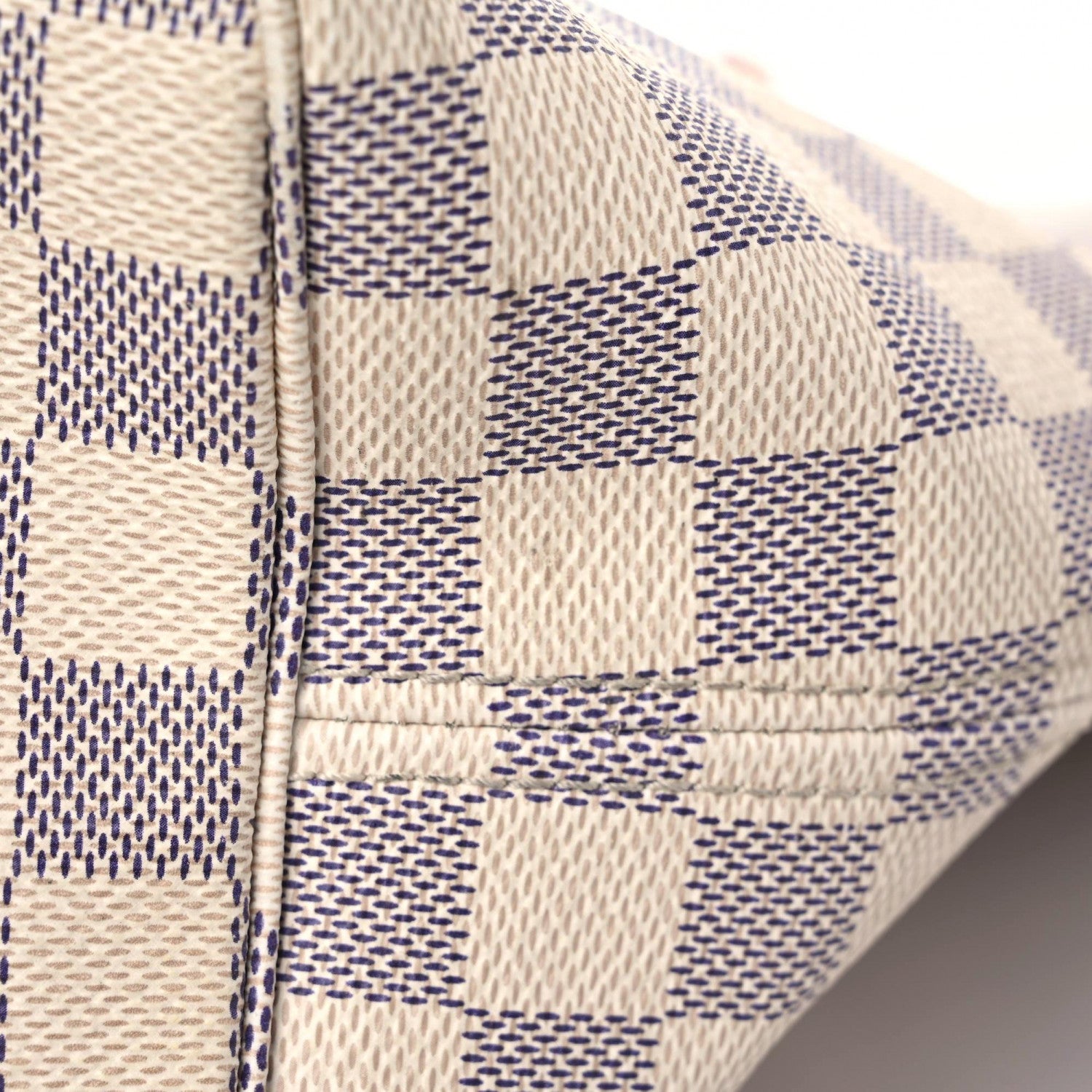 Louis Vuitton Damier Azur Braided Neverfull MM Orange 18 of 27
