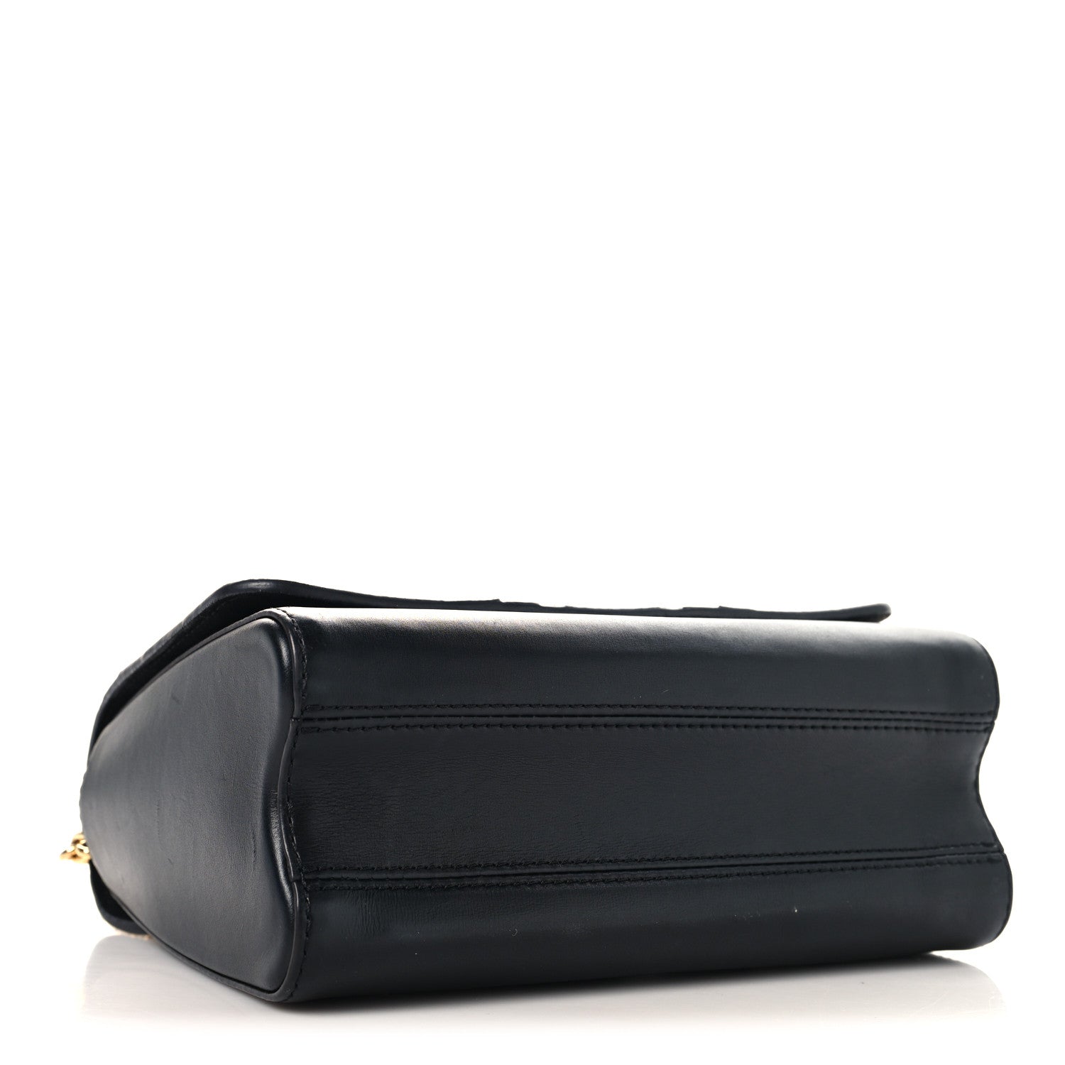 Louis Vuitton Veau Satin Monogram Twist Shoulder Bag MM Black 5 of 10