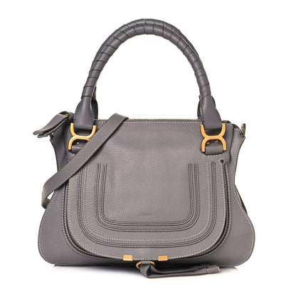 Chloe Calfskin Medium Marcie Satchel Cashmere Grey 1 of 14
