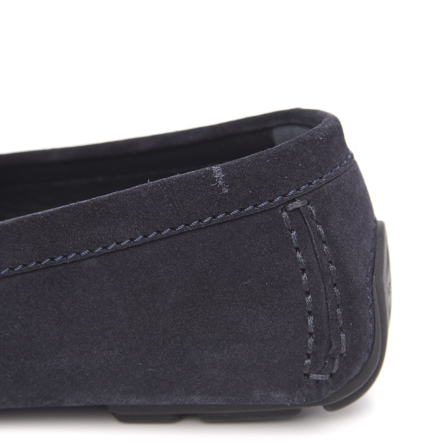 Suede Racetrack Moccasin Loafers 9.5 Marine