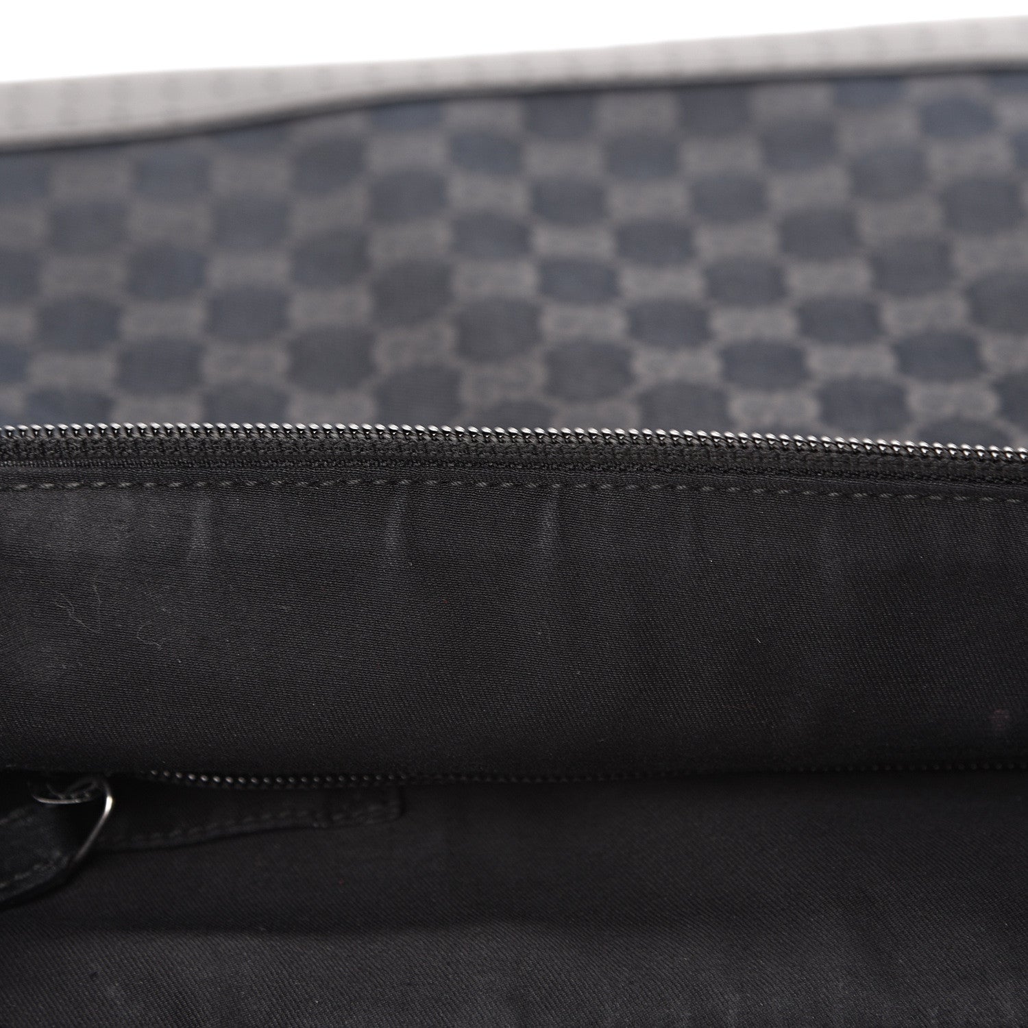 Gucci Monogram Perforated Calfskin Messenger Black 10 of 10