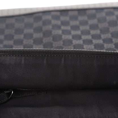 Gucci Monogram Perforated Calfskin Messenger Black 10 of 10