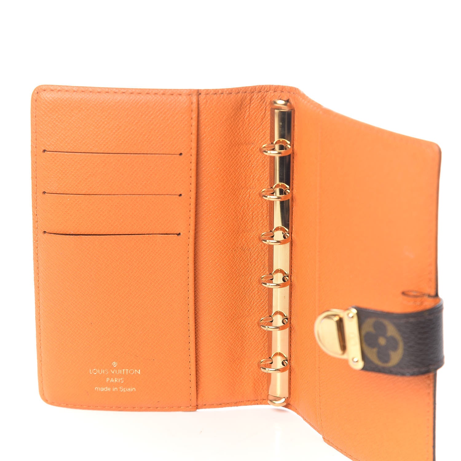 Louis Vuitton Monogram Koala Small Ring Agenda Orange 8 of 10