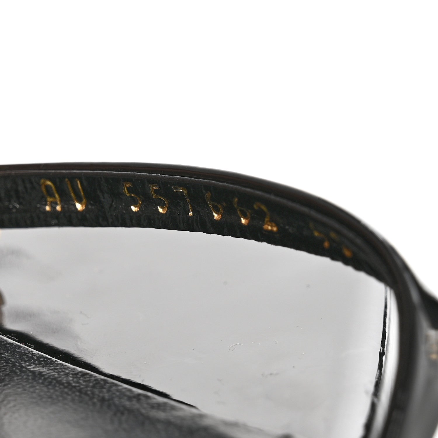 Saint Laurent Patent Calfskin Opyum 110 Sandals 40 Black Gold 7 of 9