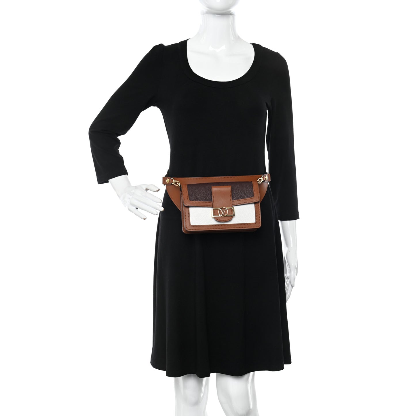 Taurillon Dauphine Bumbag Blackberry Snow