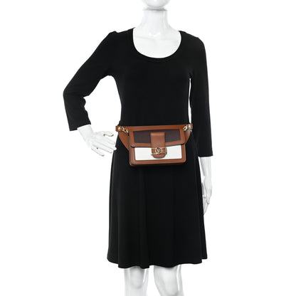 Louis Vuitton Taurillon Dauphine Bumbag Blackberry Snow 2 of 10