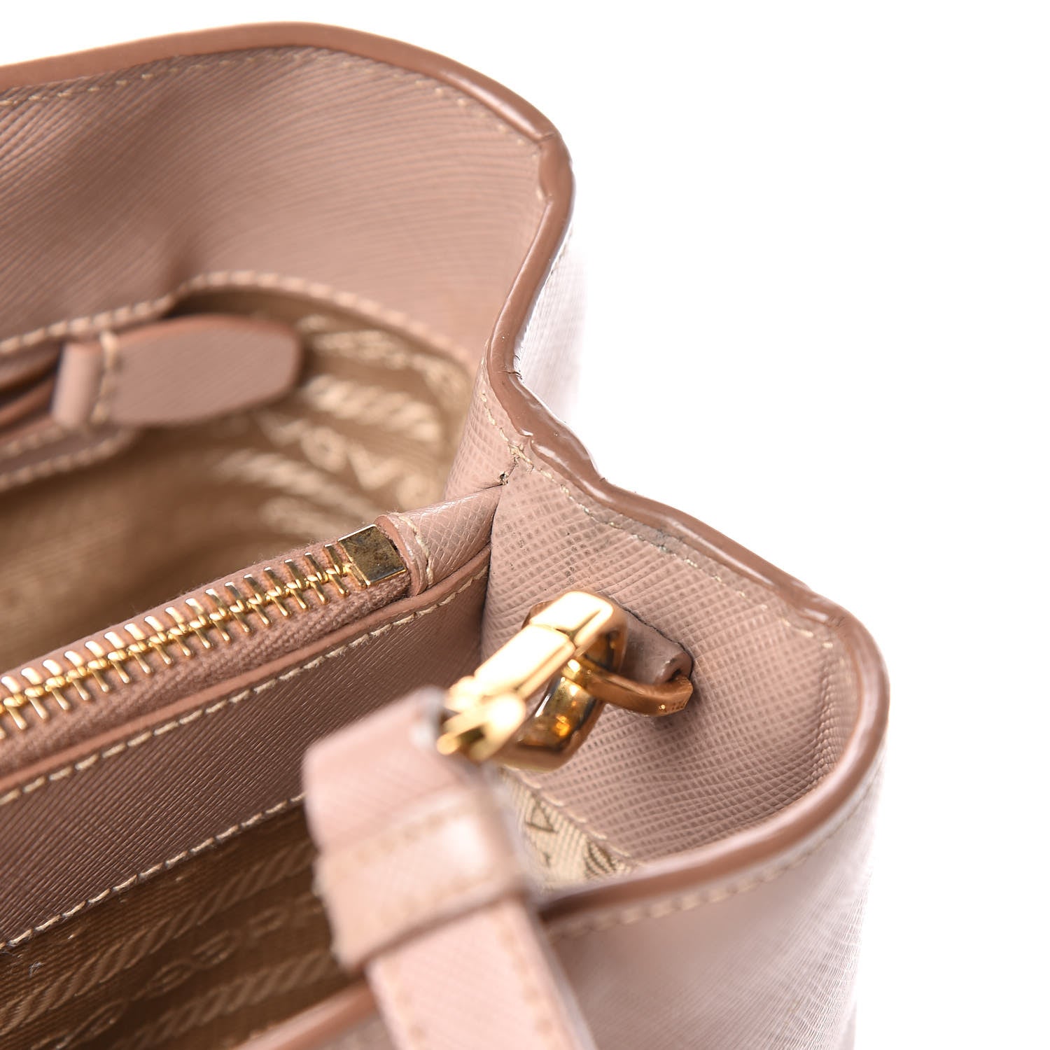 Prada Saffiano Lux Medium Tote Cammeo 6 of 14