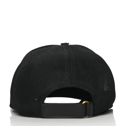 Gucci X SEGA Calfskin GUCCY Stars Baseball Hat S Black Gold 5 of 8