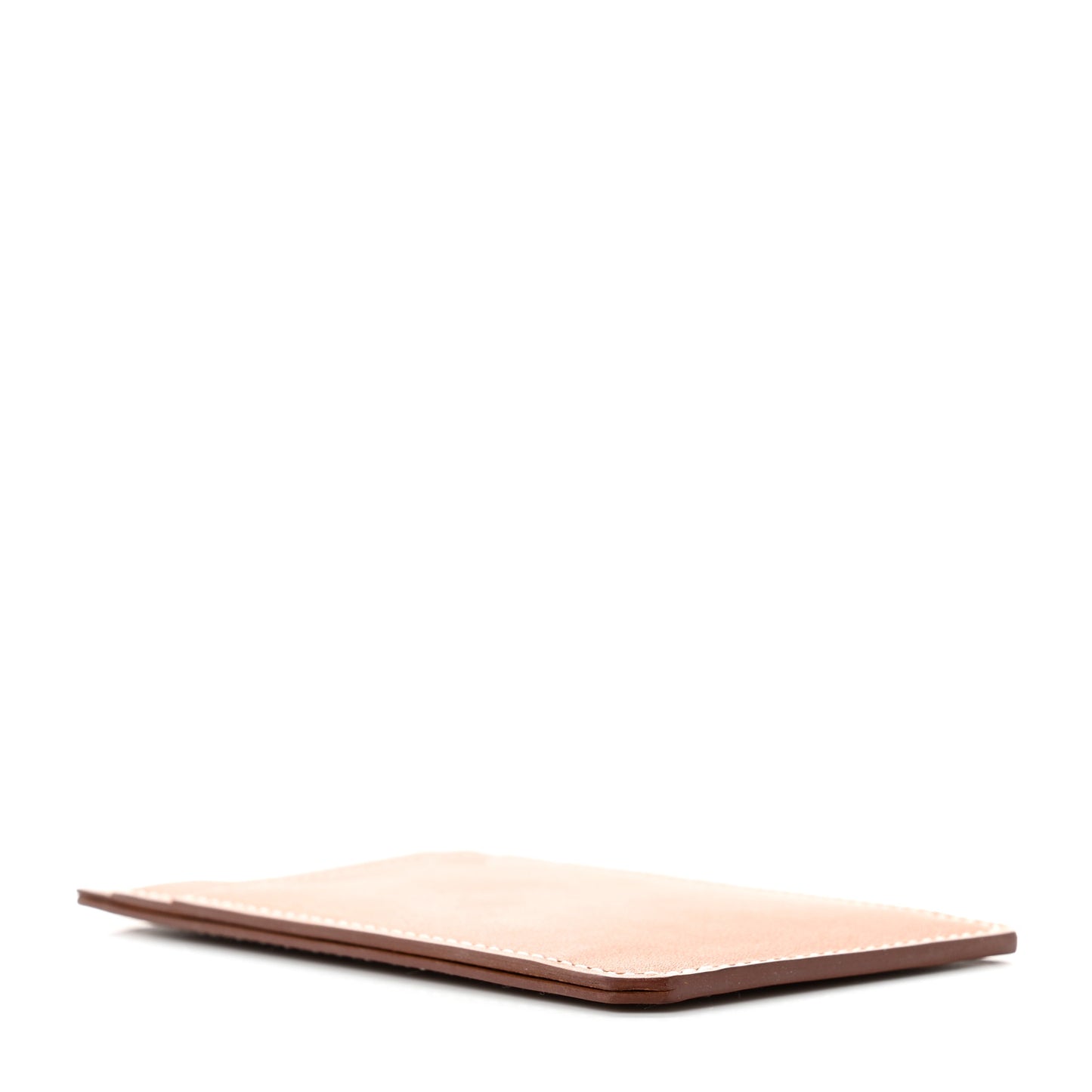 Natural Barenia City 3CC Card Holder Fauve