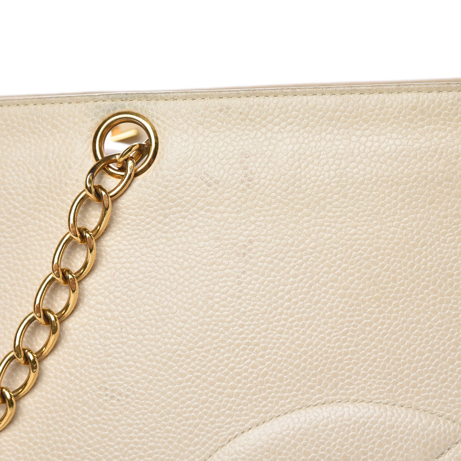 Chanel Caviar CC Shopper Tote Beige Clair 28 of 29