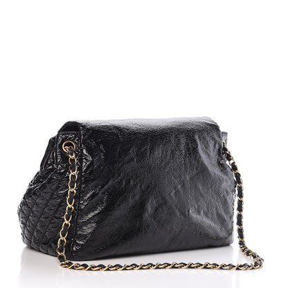 Chanel Vinyl XL Rock and Chain Flap Black 3 of 15