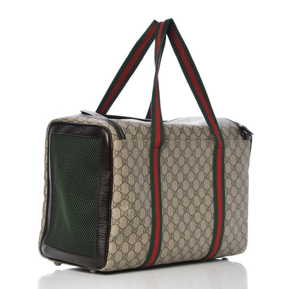 Gucci Monogram Web Dog Carrier 3 of 10
