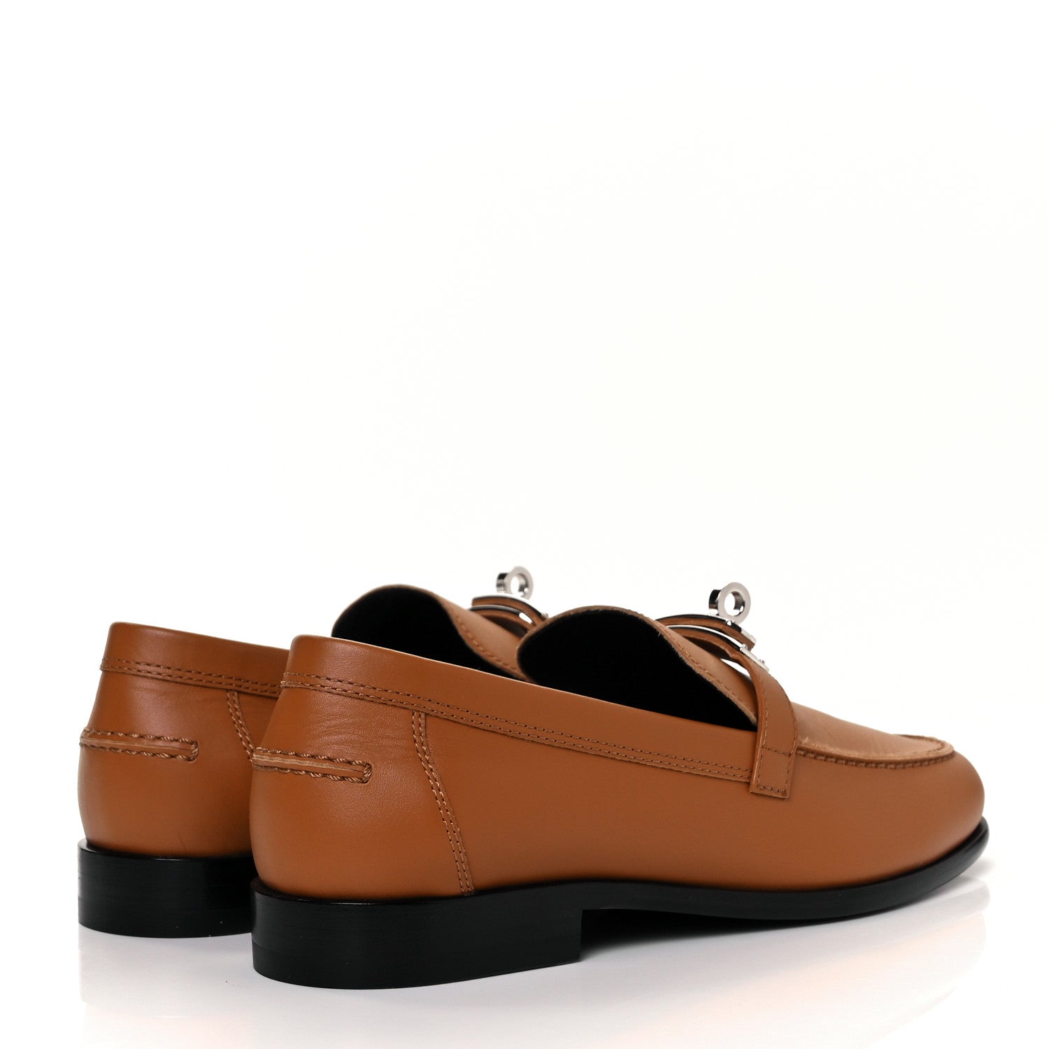 Hermes Calfskin Womens Destin Loafer 36 Naturel 4 of 8