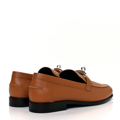 Hermes Calfskin Womens Destin Loafer 36 Naturel 4 of 8
