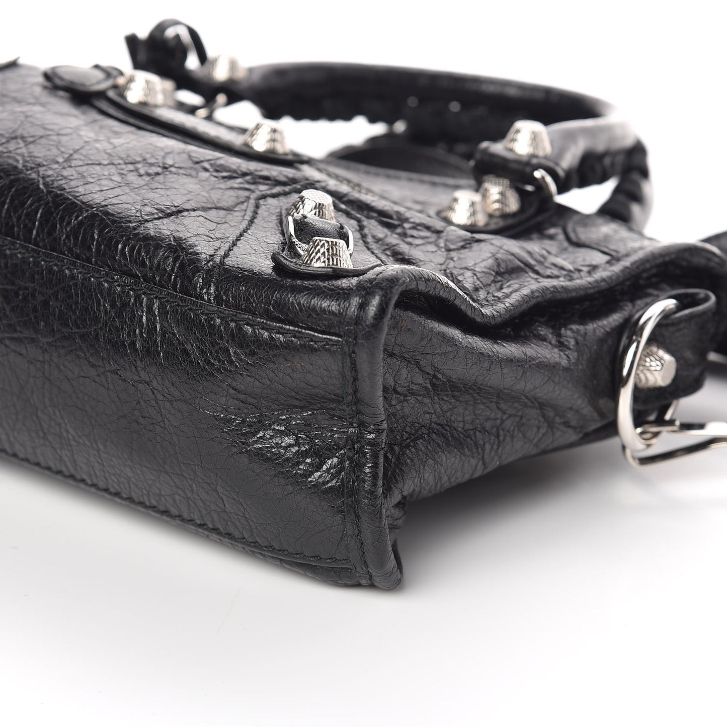 Agneau Giant 12 Silver Hardware Mini City Black