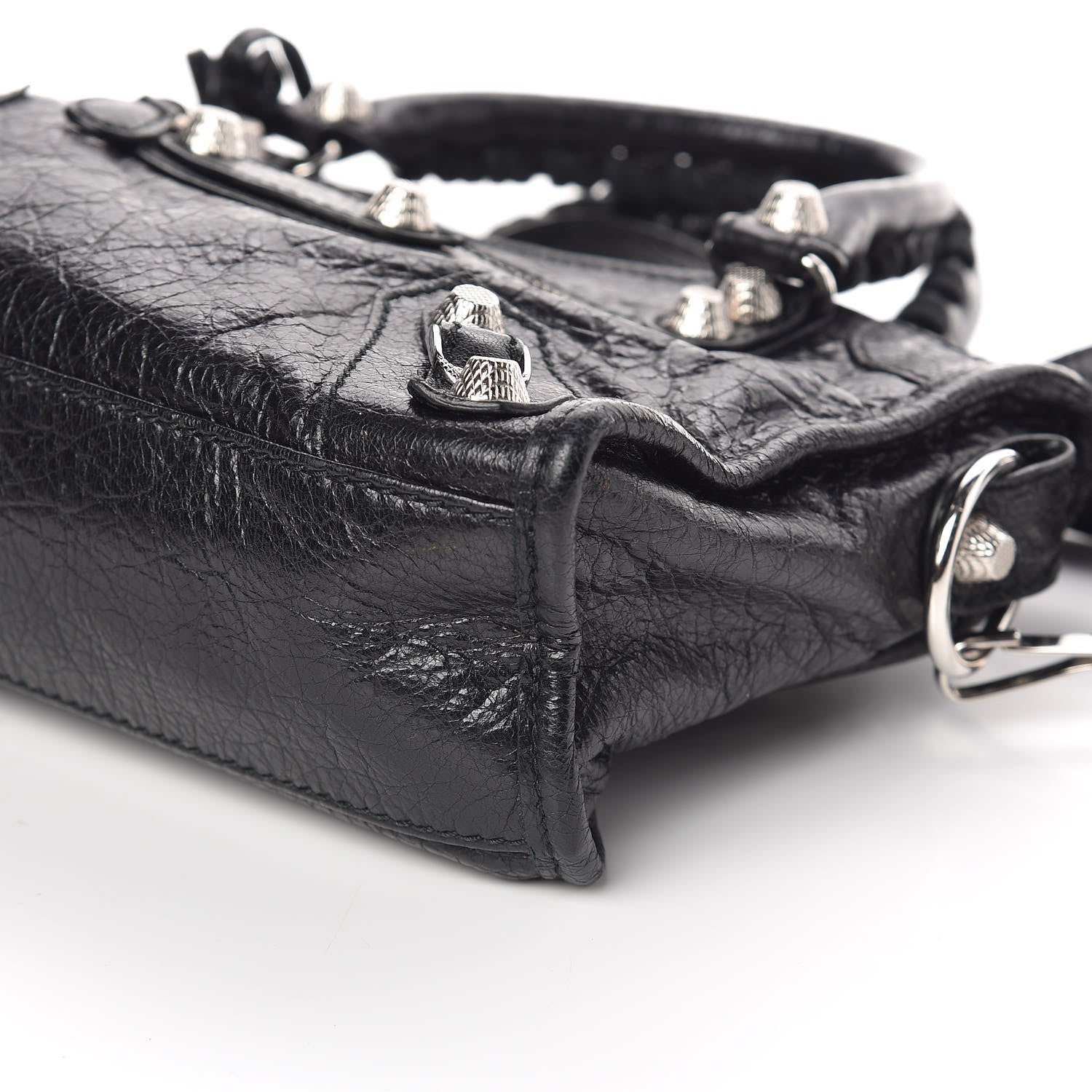 Balenciaga Agneau Giant 12 Silver Hardware Mini City Black 9 of 12