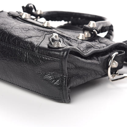 Balenciaga Agneau Giant 12 Silver Hardware Mini City Black 9 of 12