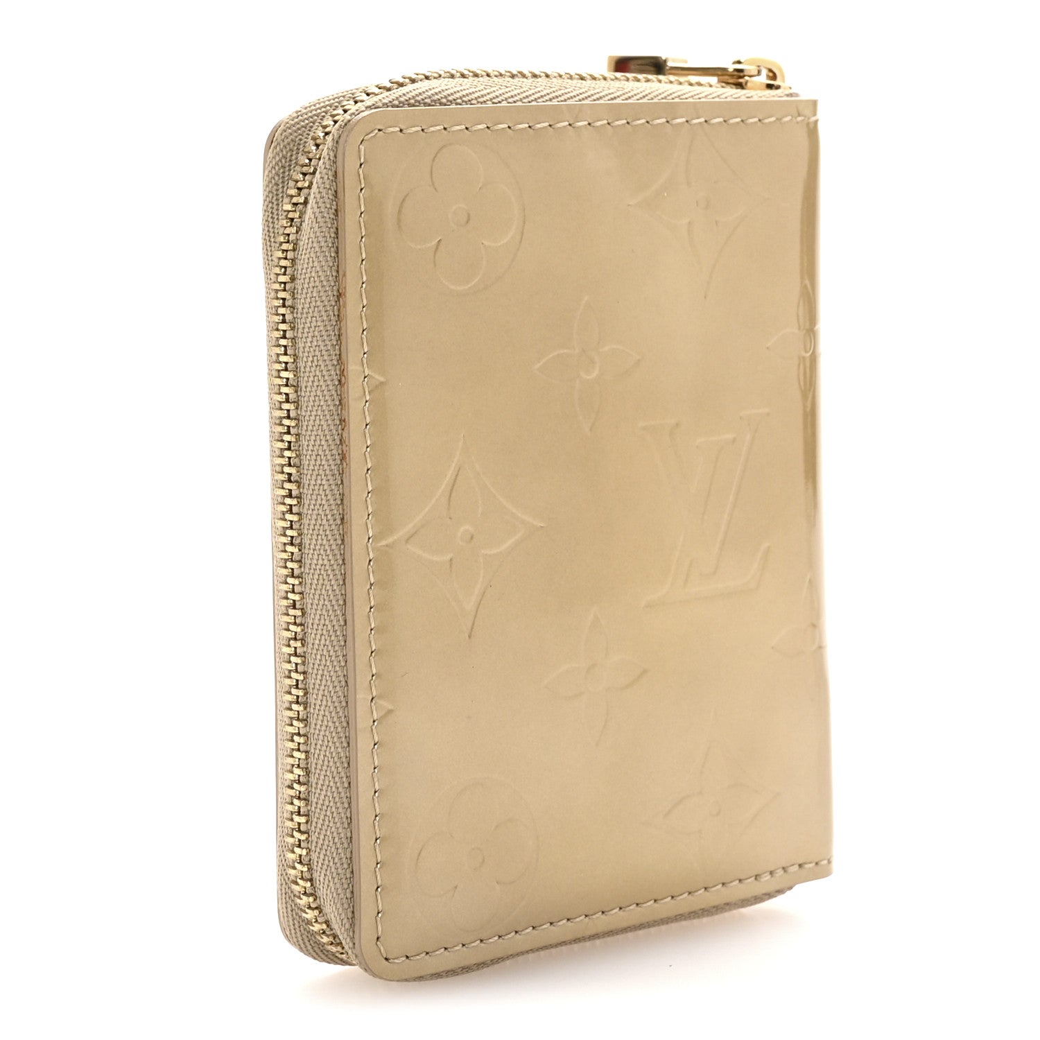 Louis Vuitton Vernis Broome Zip Wallet Beige 3 of 6