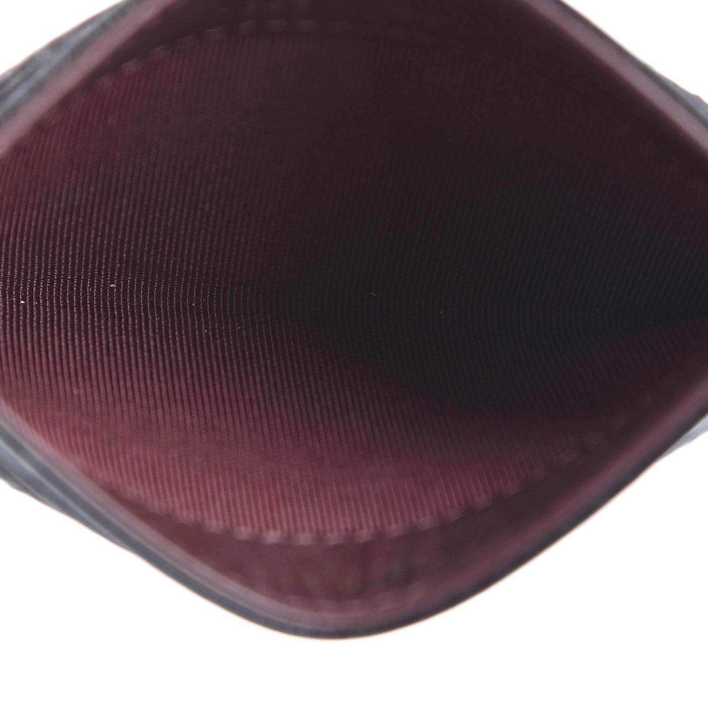 Caviar Quilted Card Holder Black