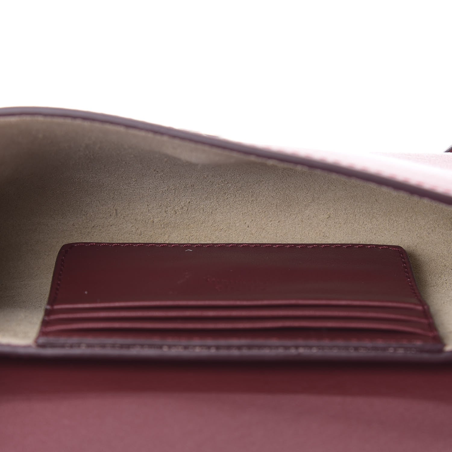 Chloe Suede Calfskin Mini Faye Shoulder Bag Plum Purple 5 of 13