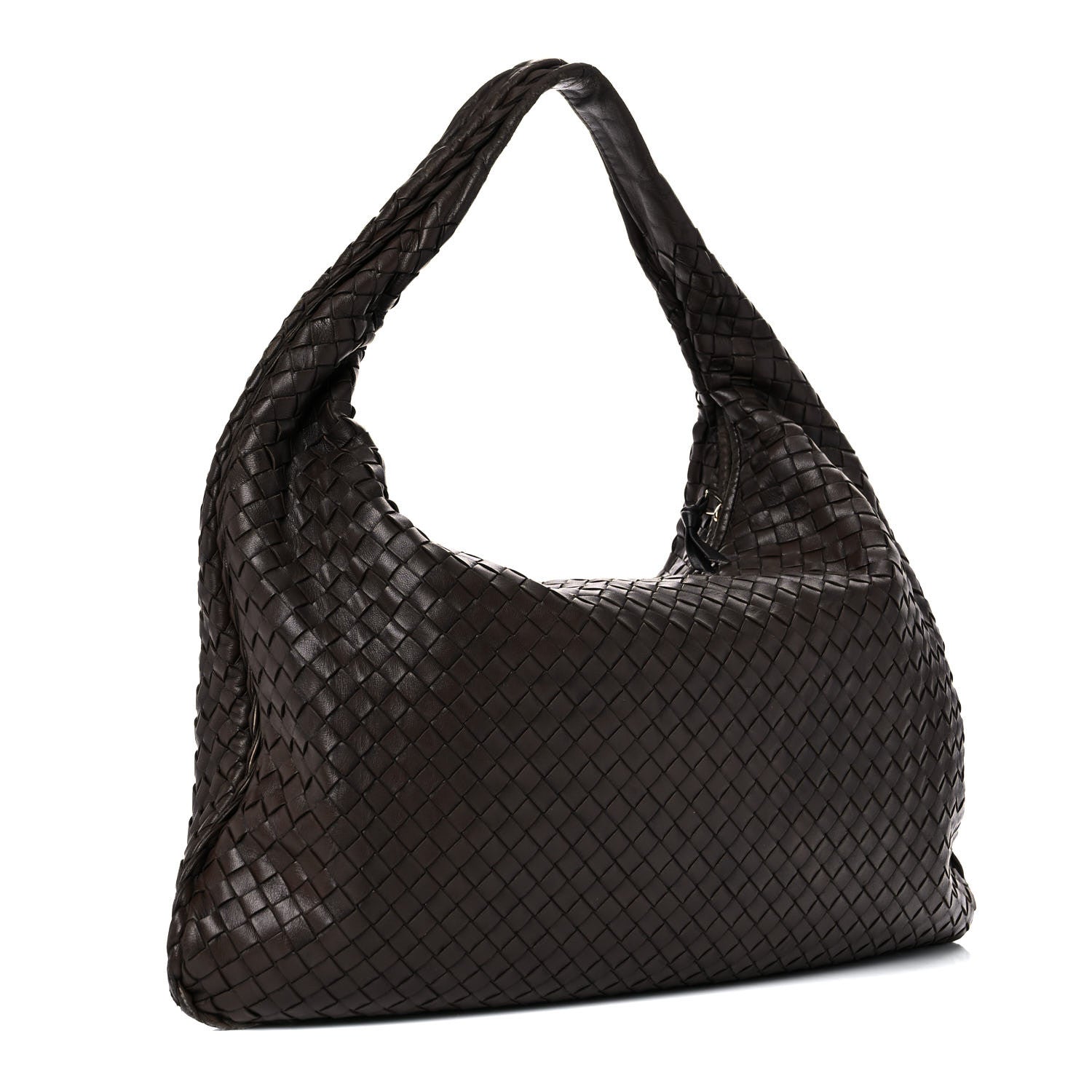 Bottega Veneta Nappa Intrecciato Large Veneta Hobo Ebano 2 of 15