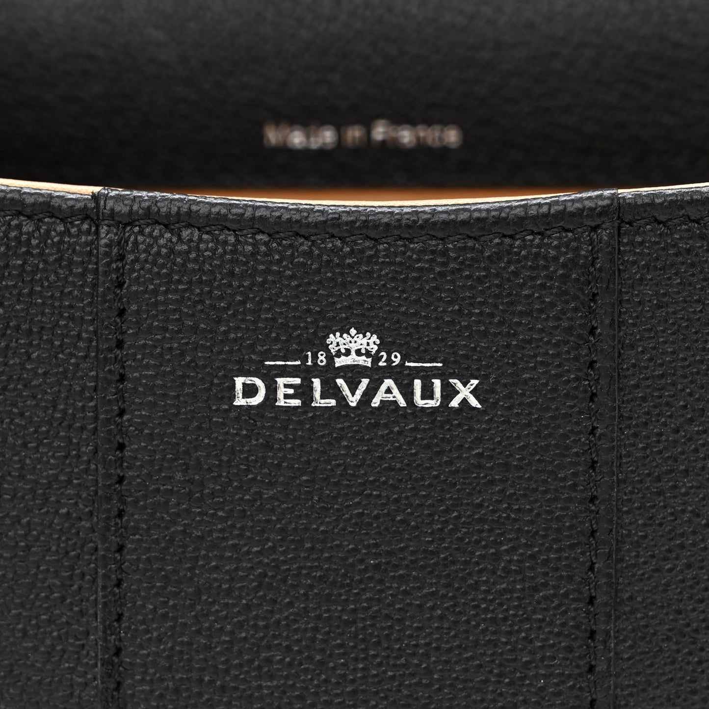 Grained Rodeo Calfskin Mini Brillant Camaieux Satchel Black