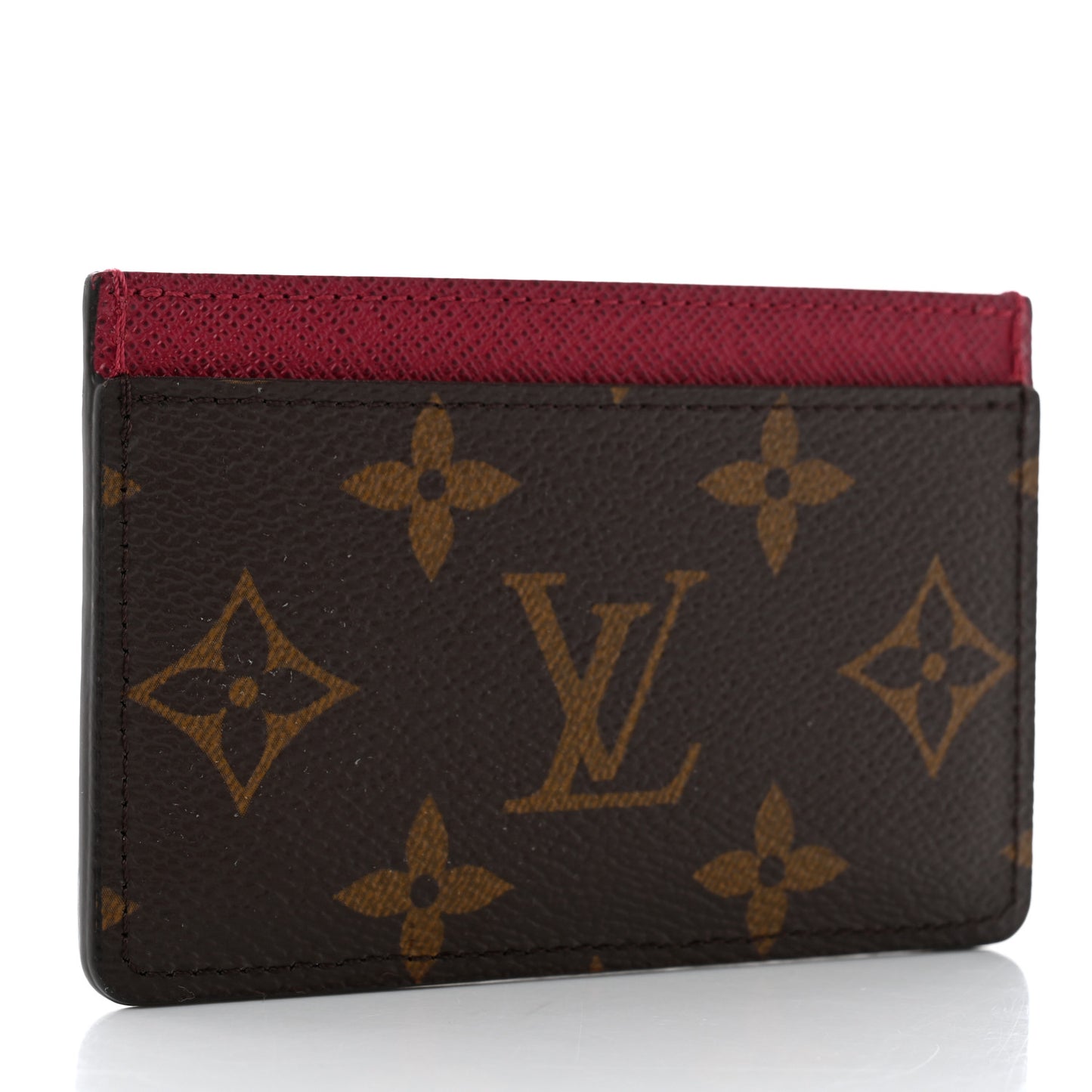 Monogram Card Holder Fuchsia