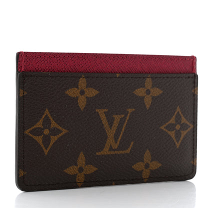 Louis Vuitton Monogram Card Holder Fuchsia 2 of 5