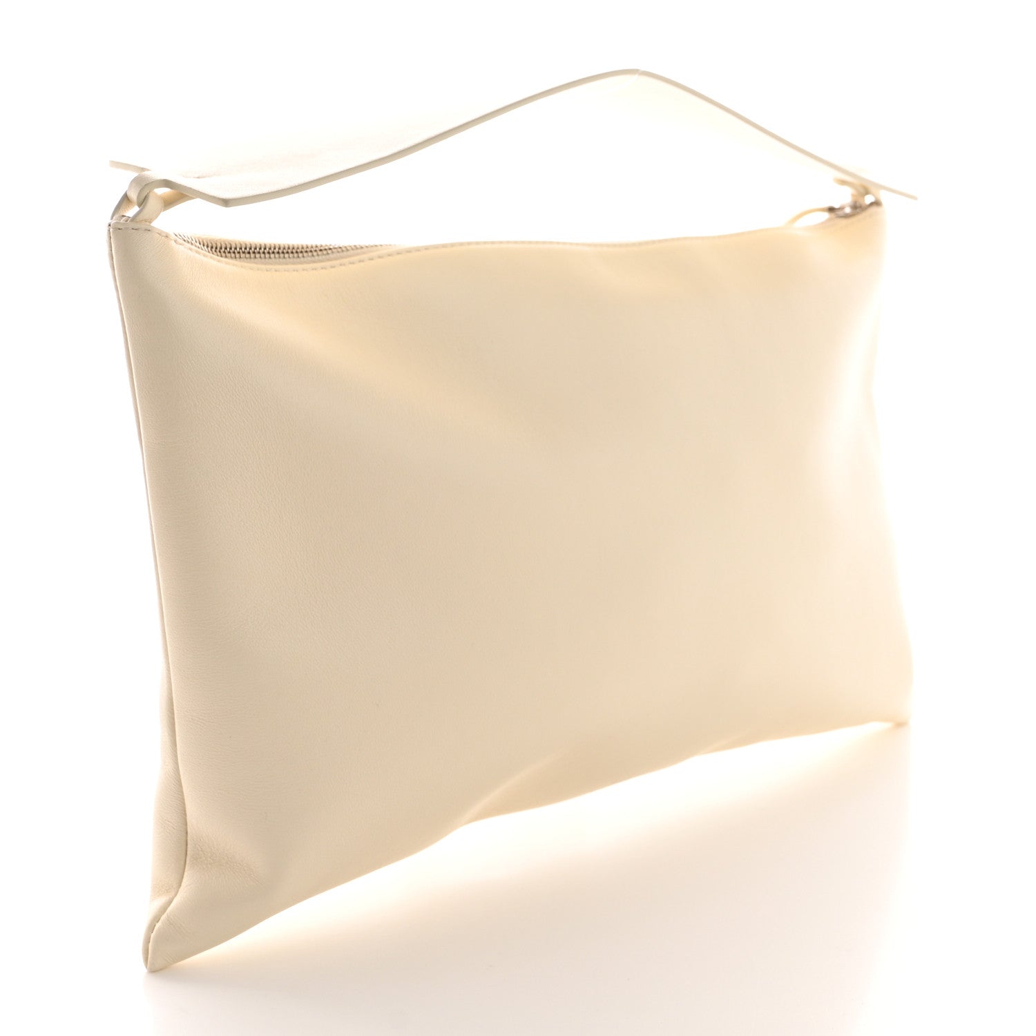The Row Calfskin Emy Shoulder Bag New Ivory 3 of 11